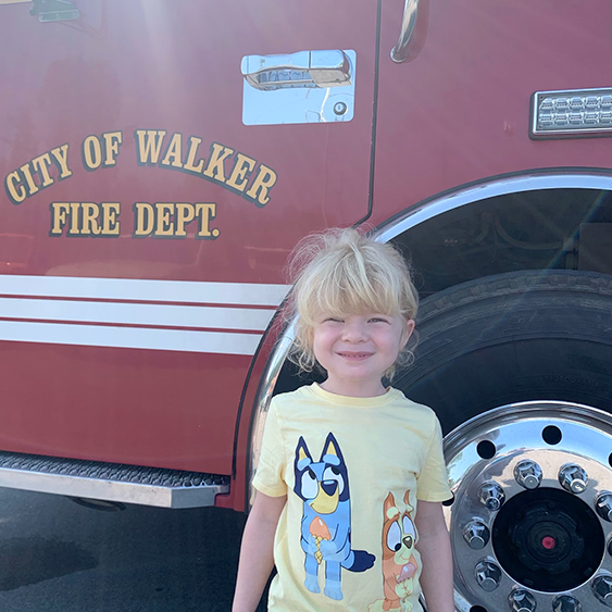 Walker Fire Dept visit pic 1